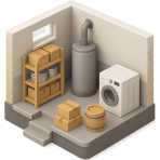 ¿Qué parte de la casa está bajo tierra?