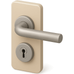 ¿Qué parte de la puerta agarras para abrirla?