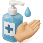 ¿Qué producto usas para desinfectar las manos sin agua?