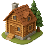 ¿Qué tipo de alojamiento rústico está en la naturaleza?