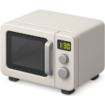 ¿Qué electrodoméstico calienta comida rápidamente?