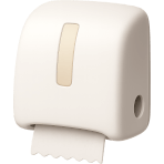 ¿De dónde sacas toallas de papel en el baño público?