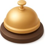 ¿Qué tocas en la recepción para llamar atención?