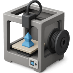 ¿Qué máquina crea objetos tridimensionales capa por capa?