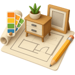 ¿Quién planifica y decora espacios interiores de casas y oficinas?