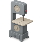 ¿Qué sierra tiene una hoja continua en forma de banda?