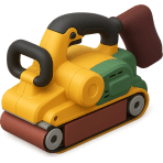 ¿Qué lijadora usa una banda de lija continua?