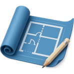 ¿Cómo se llaman los planos técnicos de un edificio?