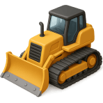 ¿Cómo se dice "bulldozer"?