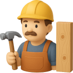 ¿Quién trabaja con madera construyendo muebles y estructuras?