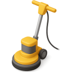 ¿Qué máquina hace brillar los pisos?