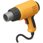 ¿Qué herramienta produce aire muy caliente para quitar pintura?