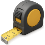 ¿Con qué herramienta mides distancias en construcción?