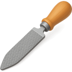 ¿Con qué herramienta manual limas metal para alisarlo?