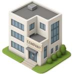 ¿Cómo se llama el edificio donde están muchas oficinas?