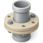 ¿Qué pieza metálica circular une dos secciones de tubería?