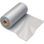 ¿Con qué material plástico cubres superficies para protegerlas durante la construcción?