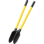 ¿Con qué herramienta cavas agujeros profundos para postes?