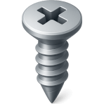 ¿Qué sujetador con rosca usas con un destornillador?