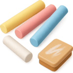 ¿Con qué escribes en el pizarrón?