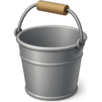 ¿Qué usas para llevar agua cuando limpias el piso?