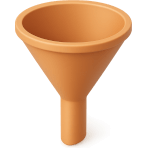 ¿Qué usas para verter líquidos sin derramar?