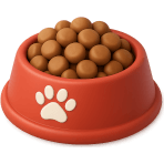 ¿Dónde pones la comida para tu perro o gato?