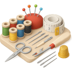 ¿Qué conjunto de herramientas usas para coser?
