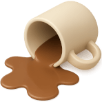 ¿Qué pasa cuando accidentalmente tiras tu café?