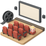 ¿Dónde vas a ver películas?