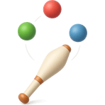 ¿Qué haces cuando practicas malabarismo?