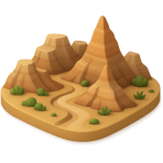 ¿Qué es tierra seca y erosionada con formas extrañas?