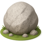 ¿Qué es una roca muy grande?