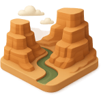 ¿Qué es un cañón muy grande y profundo?