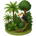 ¿Qué es un bosque tropical con mucha lluvia?