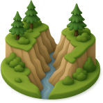 ¿Qué es un valle estrecho y profundo?