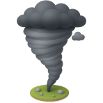 ¿Qué es un remolino de viento violento?