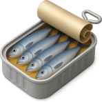 ¿Qué pescado pequeño viene enlatado en aceite?