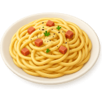 ¿Qué pasta italiana se hace con huevo, queso y tocino?