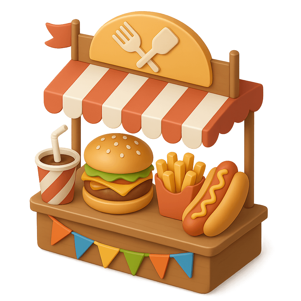 ¿Dónde puedes comprar comida en el carnaval?