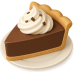 ¿Qué pay dulce de chocolate comes?