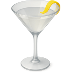 ¿En qué vaso elegante sirves bebidas mezcladas?