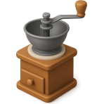 ¿Con qué aparato mueles los granos de café?