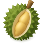 ¿Qué fruta asiática tiene olor fuerte?