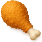 ¿Qué pollo frito crujiente comes?