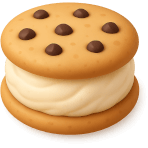 ¿Qué postre tiene helado entre dos galletas?