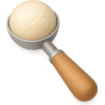 ¿Con qué utensilio sirves bolas de helado?