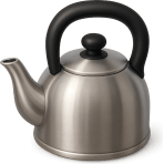 ¿En qué recipiente hierves agua para el té?