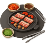 ¿Qué estilo de barbacoa se asa en la mesa?