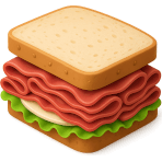 ¿Qué sándwich de carne curada y especiada comes?